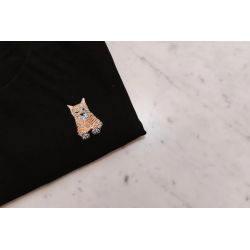Cat Lovers Pumpkin Black Shirt